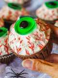 Cupcakes ojos Halloween (sin gluten)