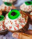 Cupcakes ojos Halloween (sin gluten)