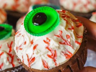 Cupcakes ojos Halloween (sin gluten)