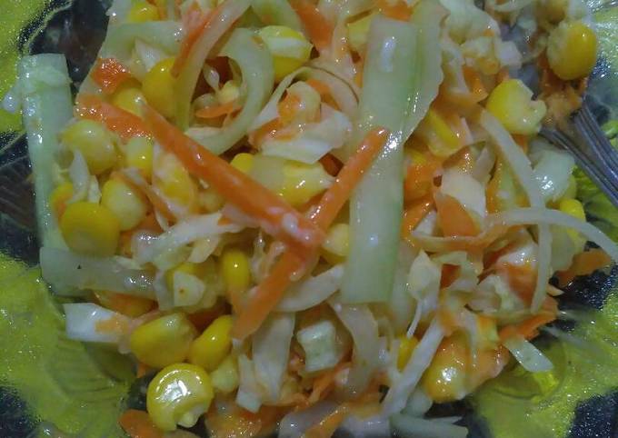 Langkah Mudah untuk Membuat Salad sayur untuk diet OCD day 1 Anti Gagal
