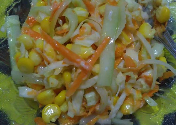 Resep Salad sayur untuk diet OCD day 1, Bikin Ngiler