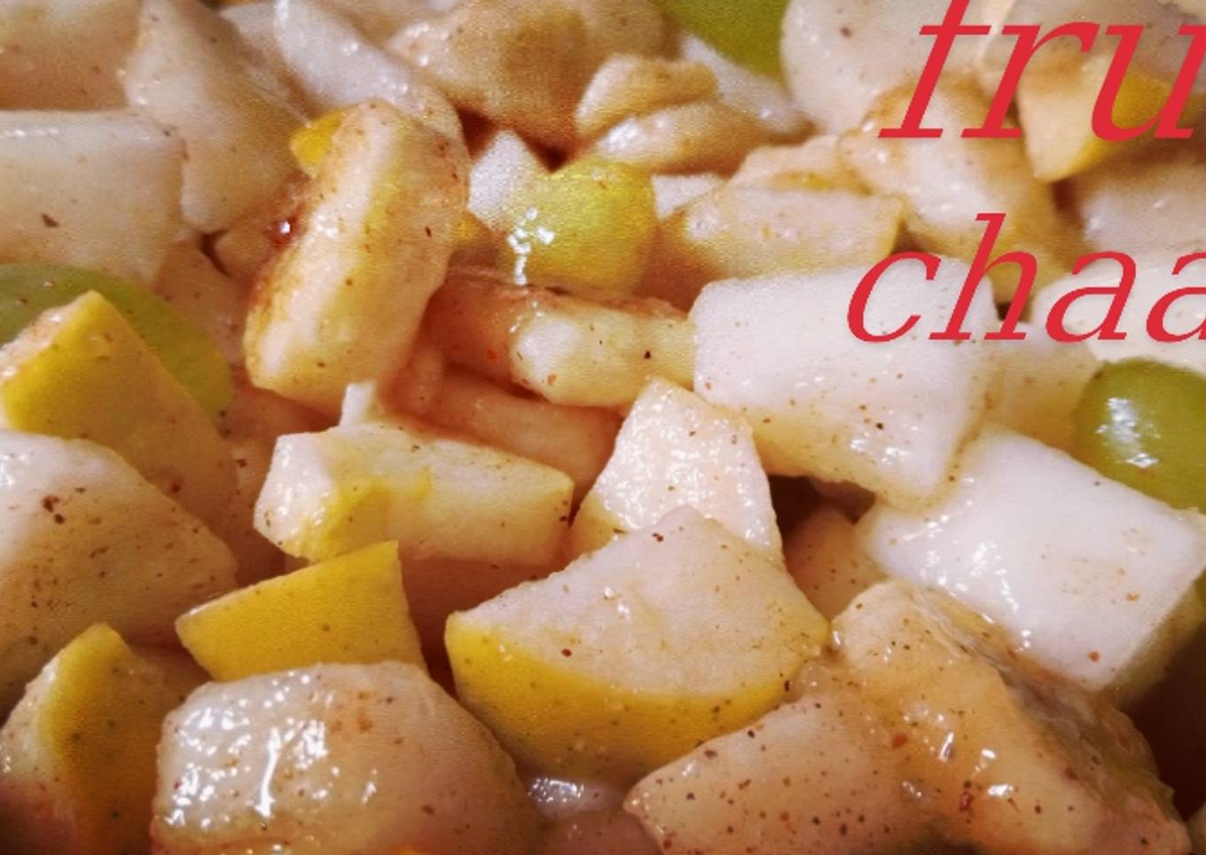 Simple fruit chaat