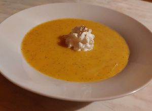Mandarin krémleves recept fotója