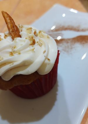 Una foto de Muffins de plátano y nuez