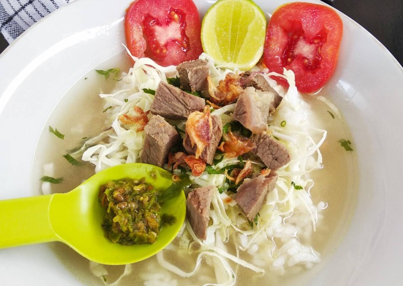 Soto Daging Sapi (Kuah Bening)