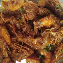 A picture of Prawn masala.