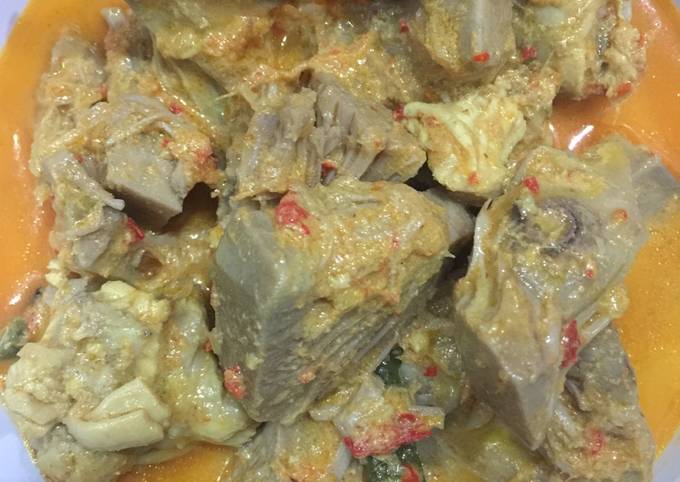 Resep: Gulai nangka + ayam + kacang panjang Menu Enak Dan Mudah Dibuat