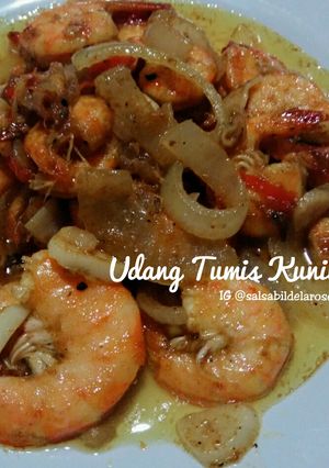 Foto resep Udang Tumis Kuning