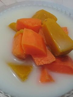 Foto resep Kolak ubi labu kuah putih bening