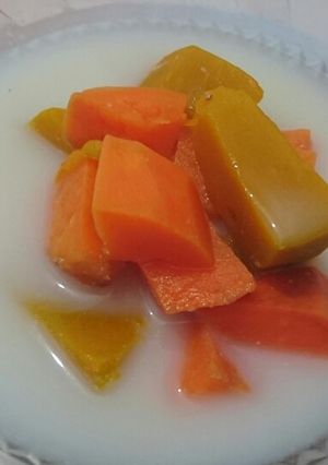 Foto resep Kolak ubi labu kuah putih bening