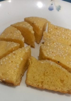 A picture of Vanilla cake, 1 egg recipe.