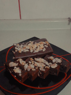 Una foto de Brownie choco-plátano de 1 paso