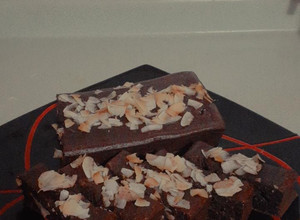 Una foto de Brownie choco-plátano de 1 paso