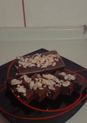 Una foto de Brownie choco-plátano de 1 paso