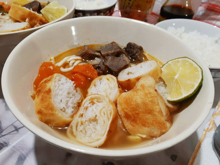 Cara Gampang Menyiapkan Soto Mie Daging Sapi (Soto Mie Bogor), Enak