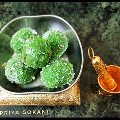 Paan Gulkand Ladoos A picture of Paan Gulkand Ladoos.