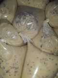 Helados de rón con pasas