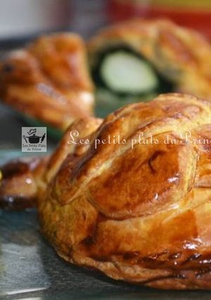 A picture of Salmon Koulibiac for Easter.