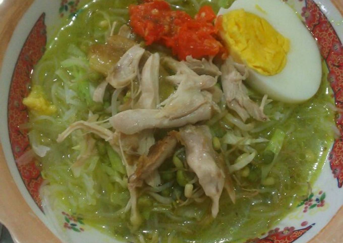 Soto ayam sederhana