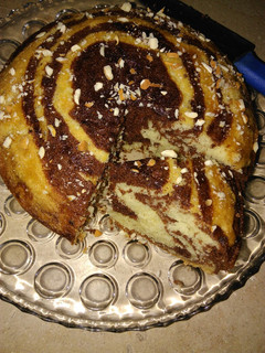 A picture of Zebra cake.