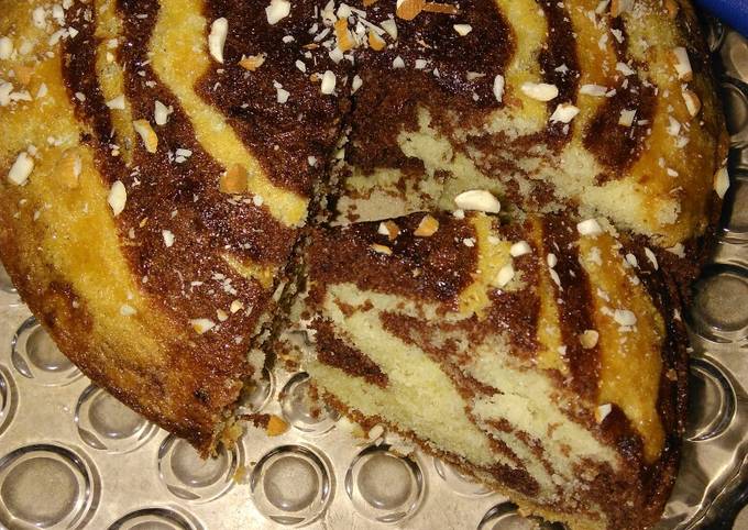 Step-by-Step Guide to Prepare Favorite Zebra cake