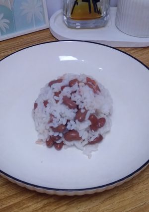 Foto resep Nasi Kacang Merah (Brenebon) Kukus