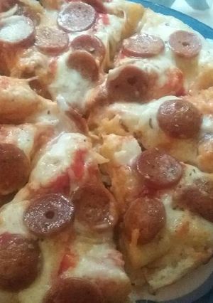 Foto resep Pizza teflon lembut ampe besok2 tanpa ulen