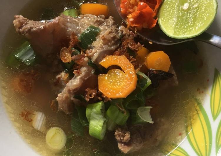 Cara Gampang Membuat Soup sop daging iga sapi #keto Anti Gagal