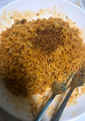 Foto resep Mie samyang ngga terlalu pedes