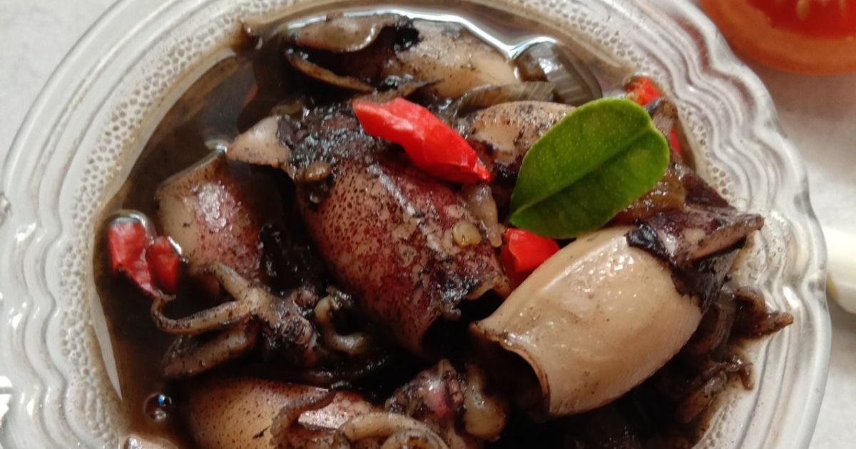 Cumi Kuah Hitam Pedas Khas Tuban
