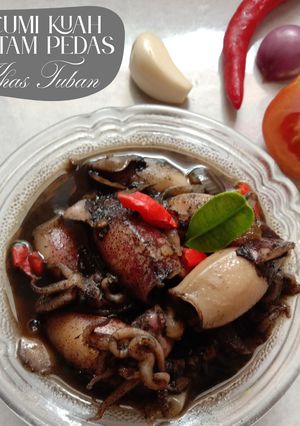 Foto resep Cumi Kuah Hitam Pedas Khas Tuban