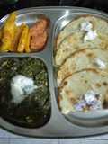 Makki ki Roti with Sarson ka Saag and chatpata mooli galgal achar