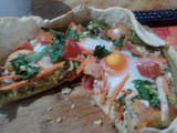 Torta pollo y verduras