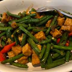 รูปของ Tumis tempe kacang panjang