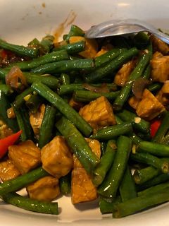 Foto resep Tumis tempe kacang panjang