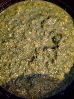 A picture of Mint chutney.