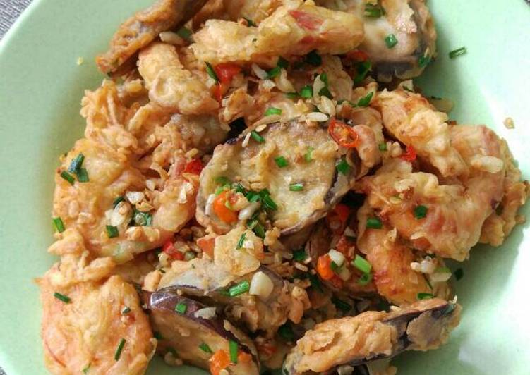 Terong Udang Crispy Cabe Garam