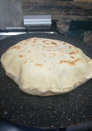 صورة لوصفة خبز عربي بالصاجه
