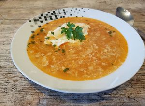 Tojásleves recept fotója