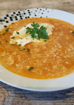 Tojásleves recept fotója