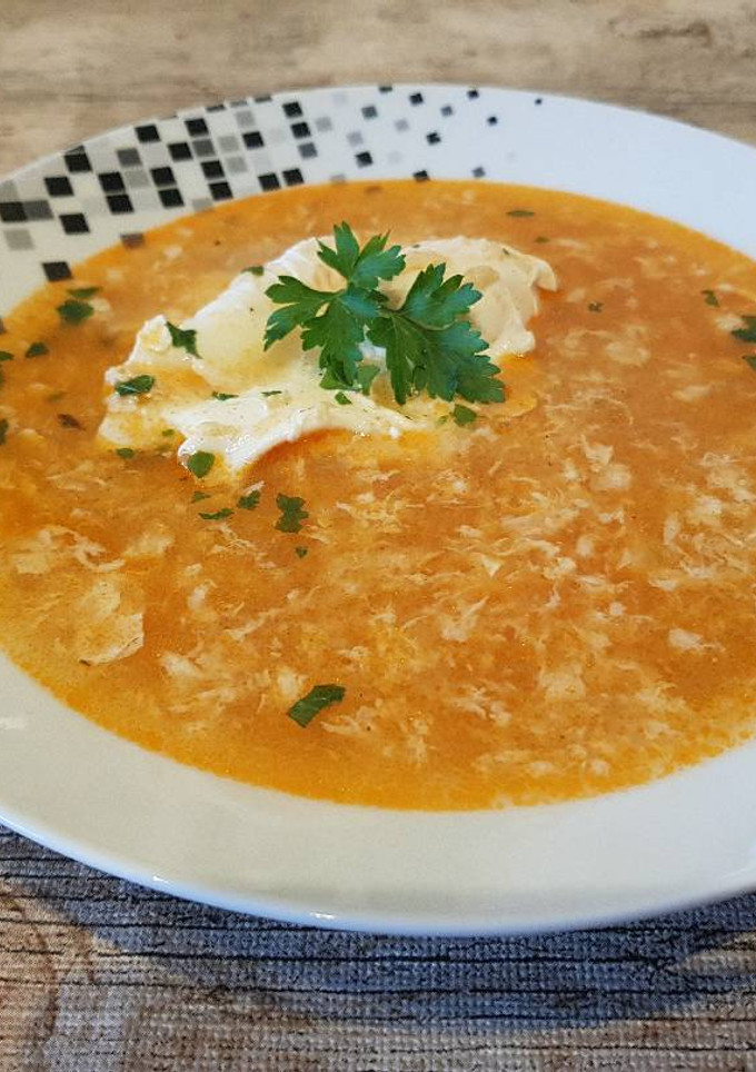 Tojásleves recept fotója