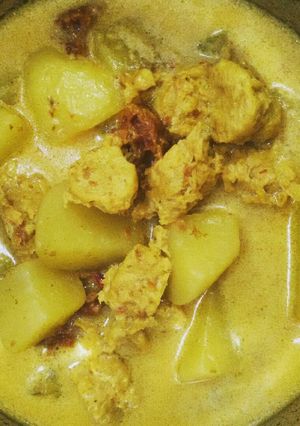 Foto resep Kari Kentang Crispy Fish Sound Vegetarian