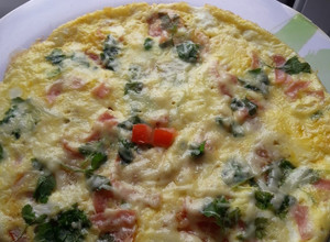 Una foto de Omelette rápido, fácil y proteico
