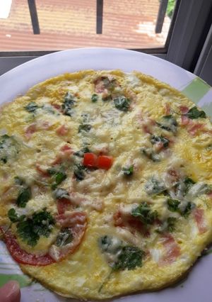 Una foto de Omelette rápido, fácil y proteico