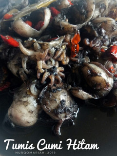 Foto resep Tumis Cumi Hitam