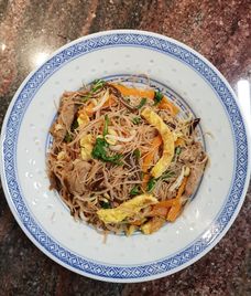 bún gạo lứt nước tương