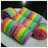 Mini Rainbow Roll Cake