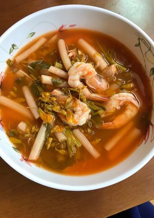 รูปของ แกงส้มไหลบัวใส่กุ้ง