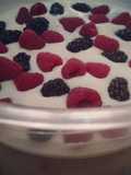 Tapioca con frutos rojos
