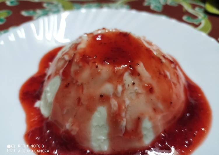 Recipe of Ultimate Strawberry pannacotta